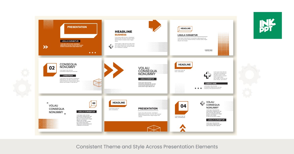 Consistent Theme and Style Across Presentation Elements