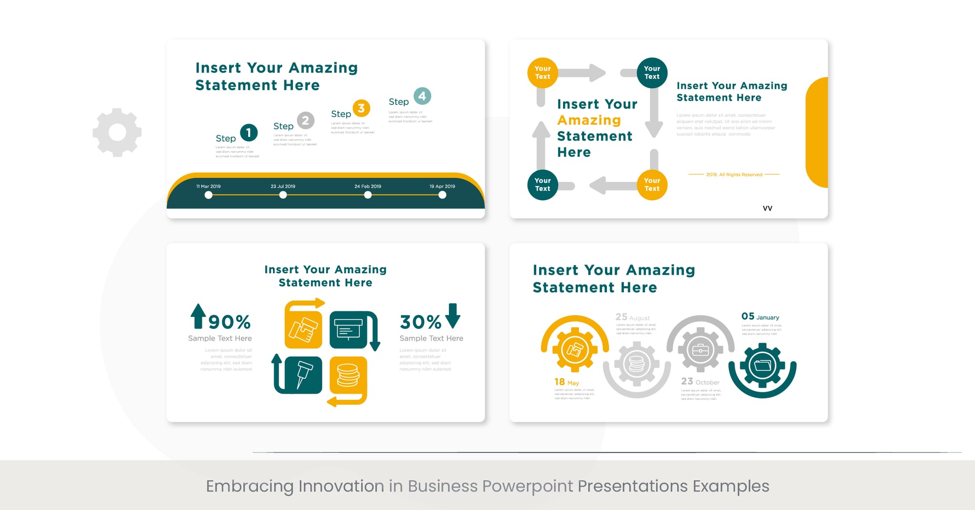 Embracing Innovation in Business Powerpoint Presentations Examples