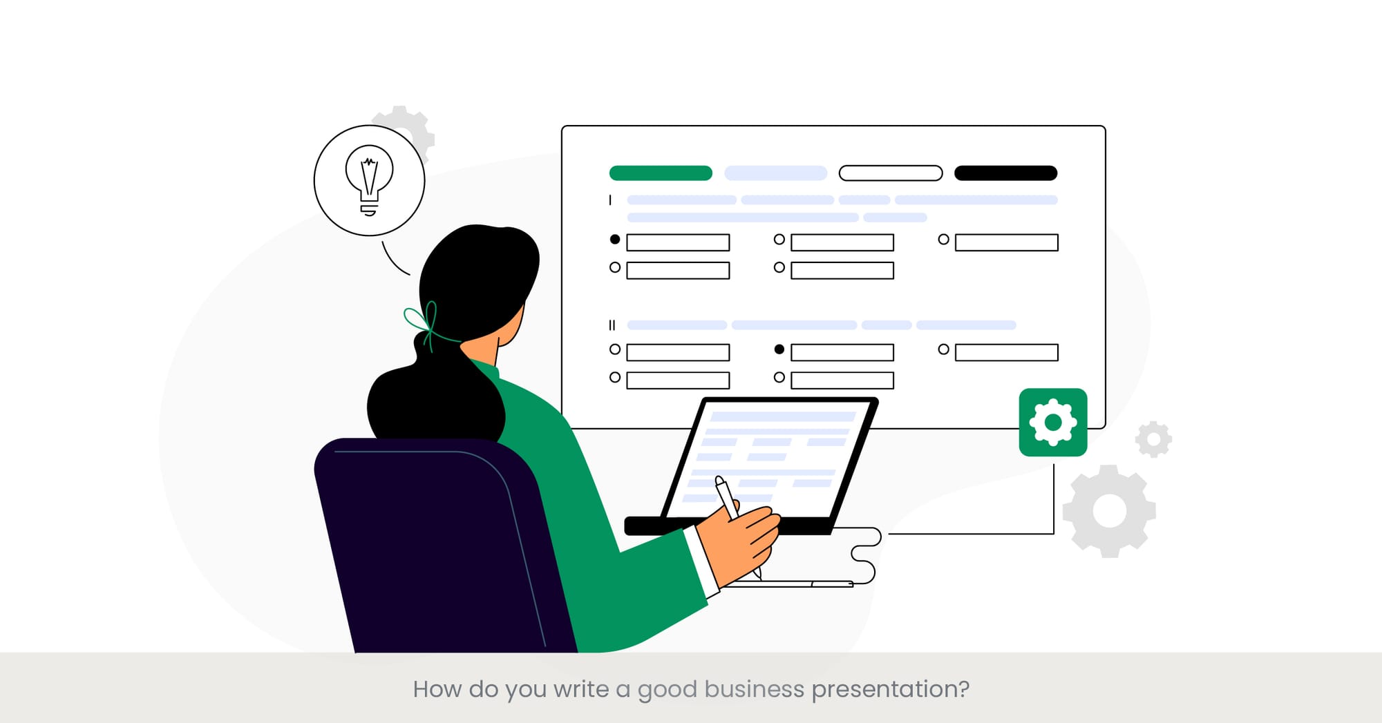  How do you write a good business presentation