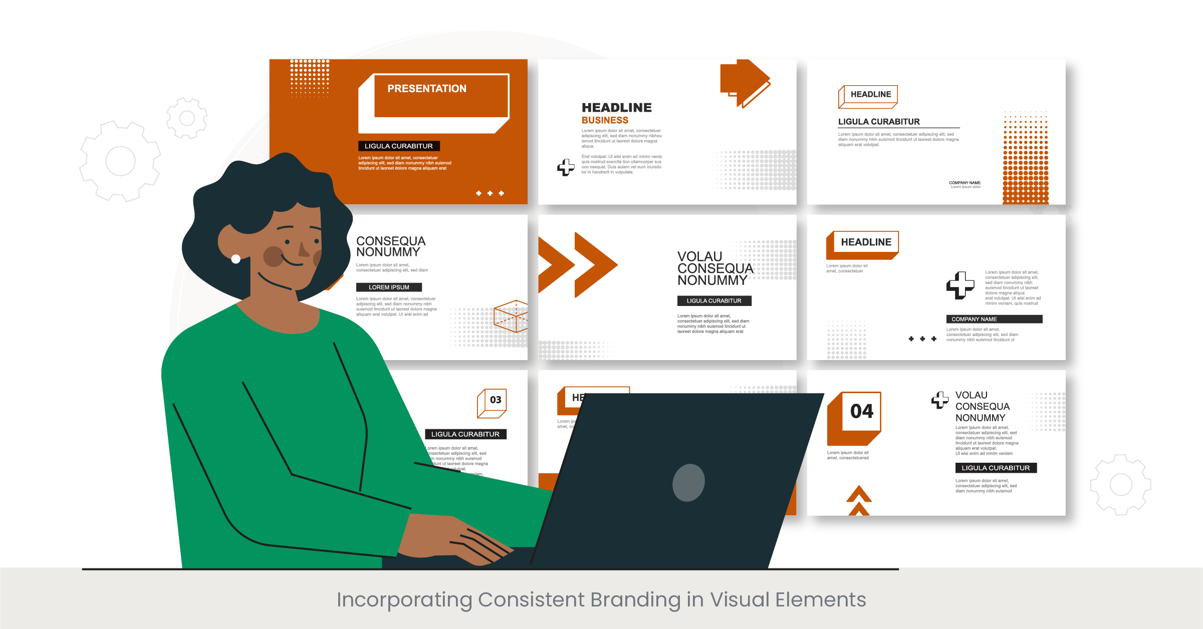 Incorporating Consistent Branding in Visual Elements