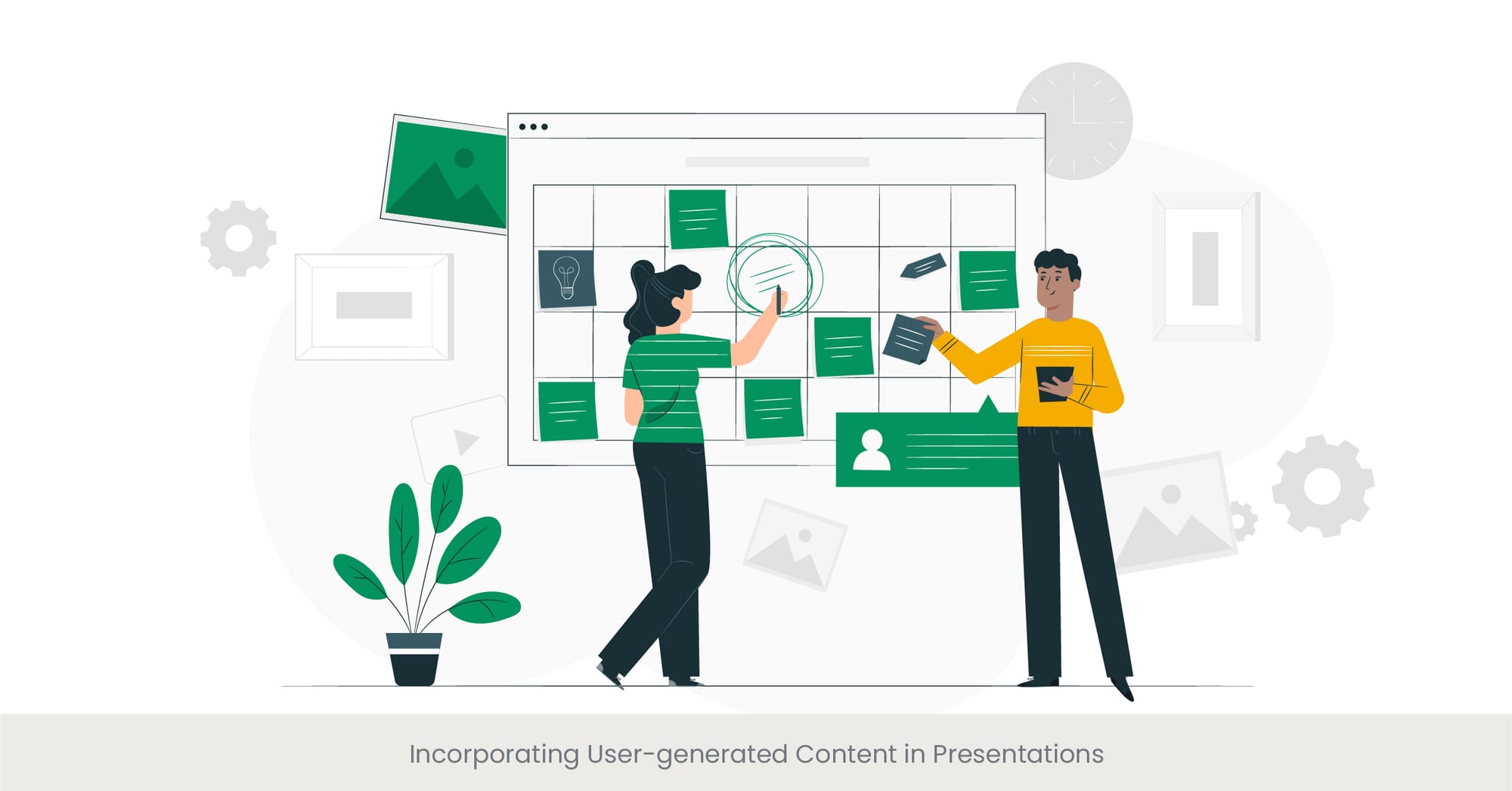 Incorporating User-generated Content in Presentations