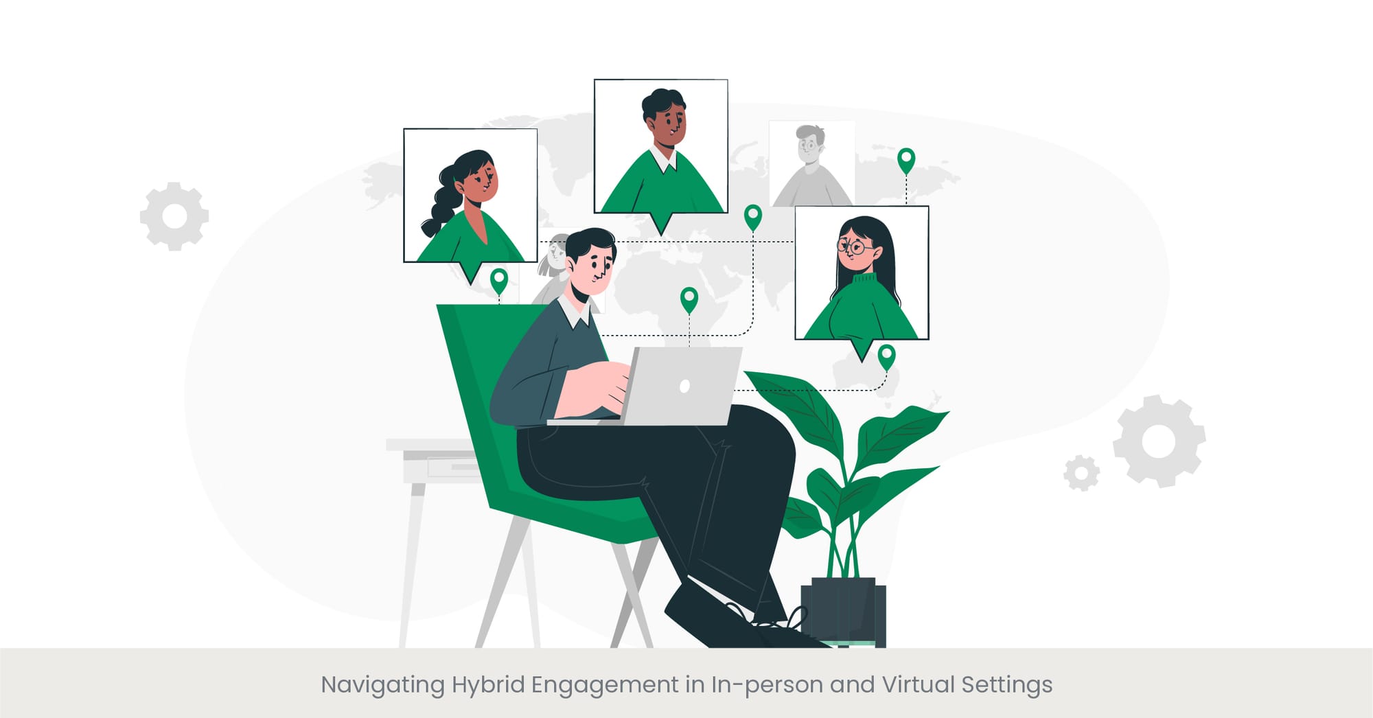 Navigating Hybrid Engagement in In-person and Virtual Settings