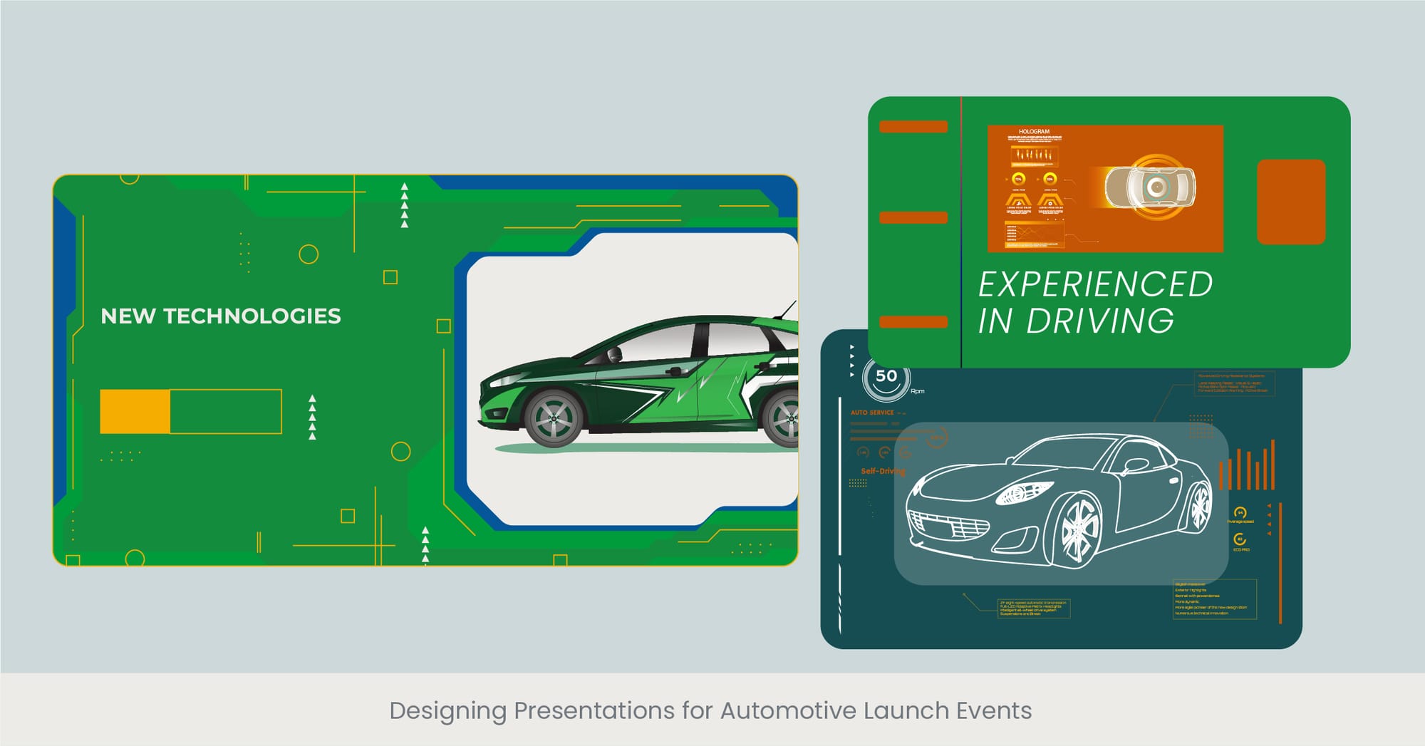 Designing Presentations for Automotive Launch Events