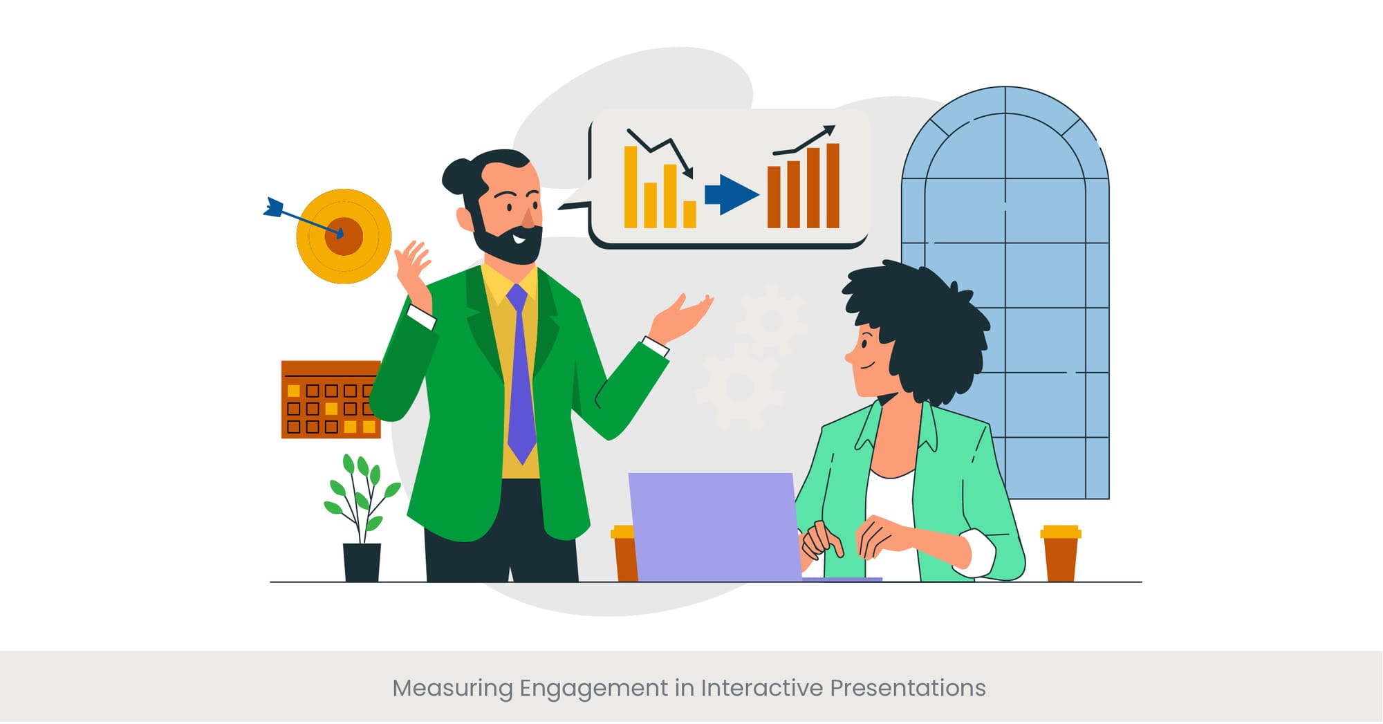 Measuring Engagement in Interactive Presentations