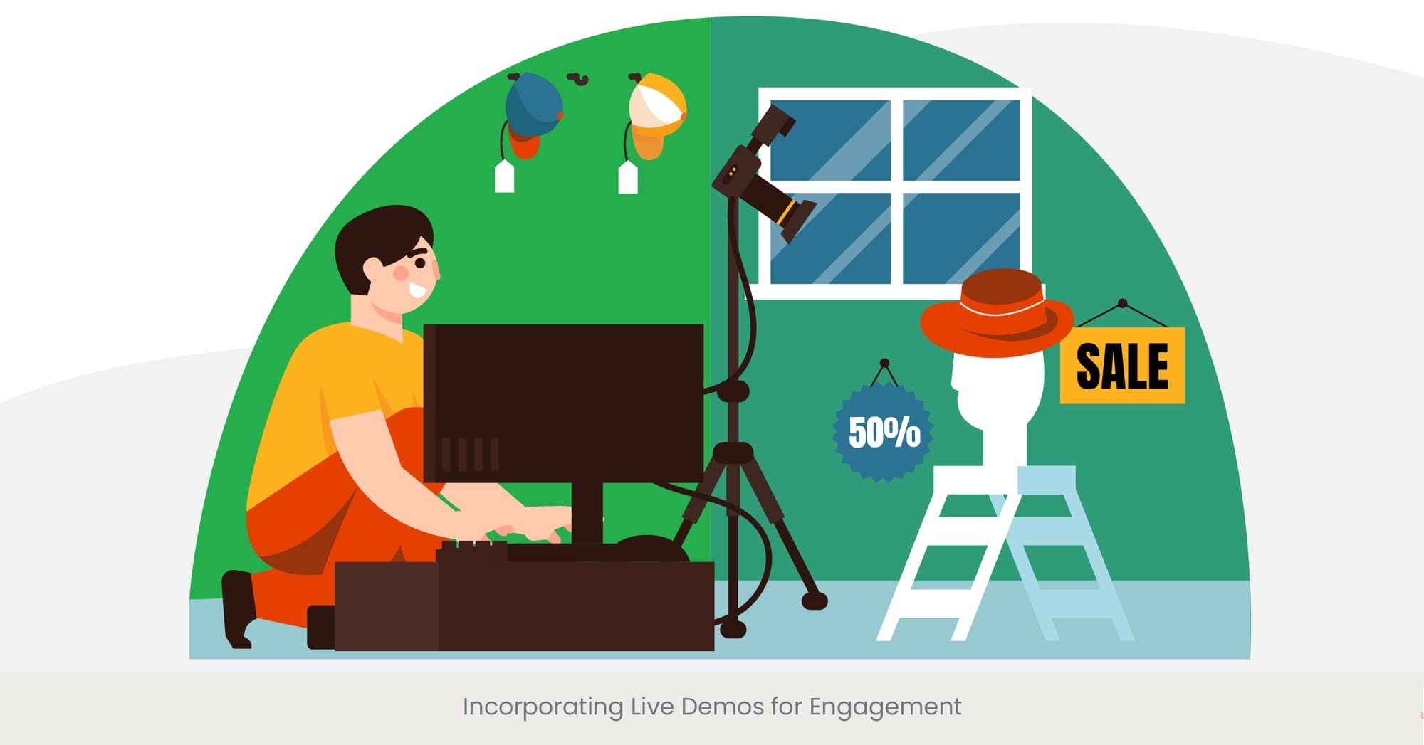 Incorporating Live Demos for Engagement