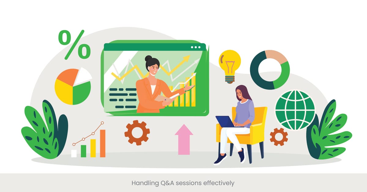 Handling Q&A sessions effectively