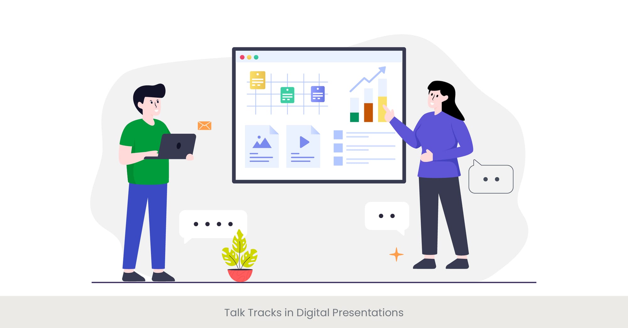 Talk Tracks in Digital Presentations