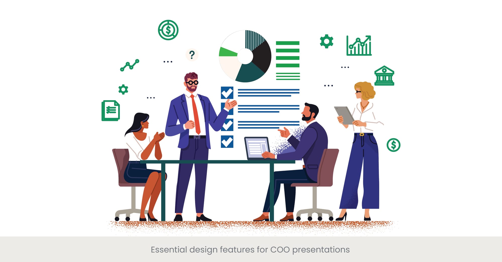 Essential design features for COO presentations